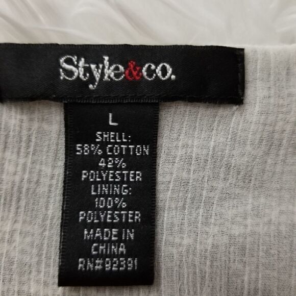 🍂 Style & Co. Layered-look Shirt - Picture 4 of 10